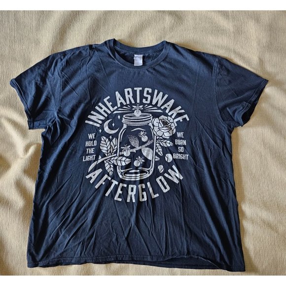 In Hearts Wake AfterGlow Band Tee Size 2XL Distressed - Picture 1 of 13